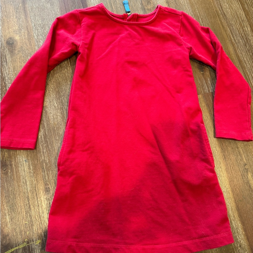 Primary Cozy Fleece Dress Size 4-5